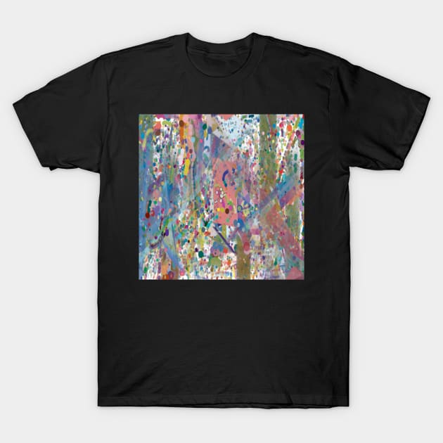 Carnival! An abstract design in a rainbow of colors. T-Shirt by innerspectrum